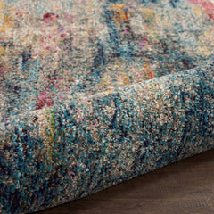 Nourison Modern Abstract Rectangle Area Rug Celestial Multicolor CES16 Made In Turkey