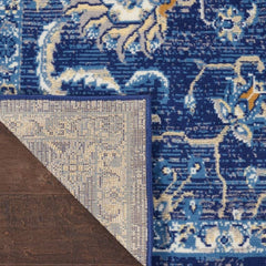 Nourison Vintage Persian Rectangle Area Rug Grafix Navy GRF24 Made In Turkey