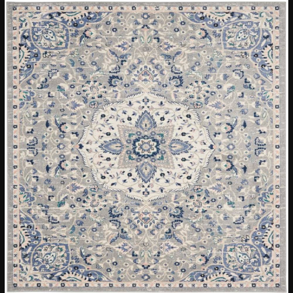 Nourison Transitional Persian Rectangle Area Rug Passion Grey Beige PSN22 Made In Turkey