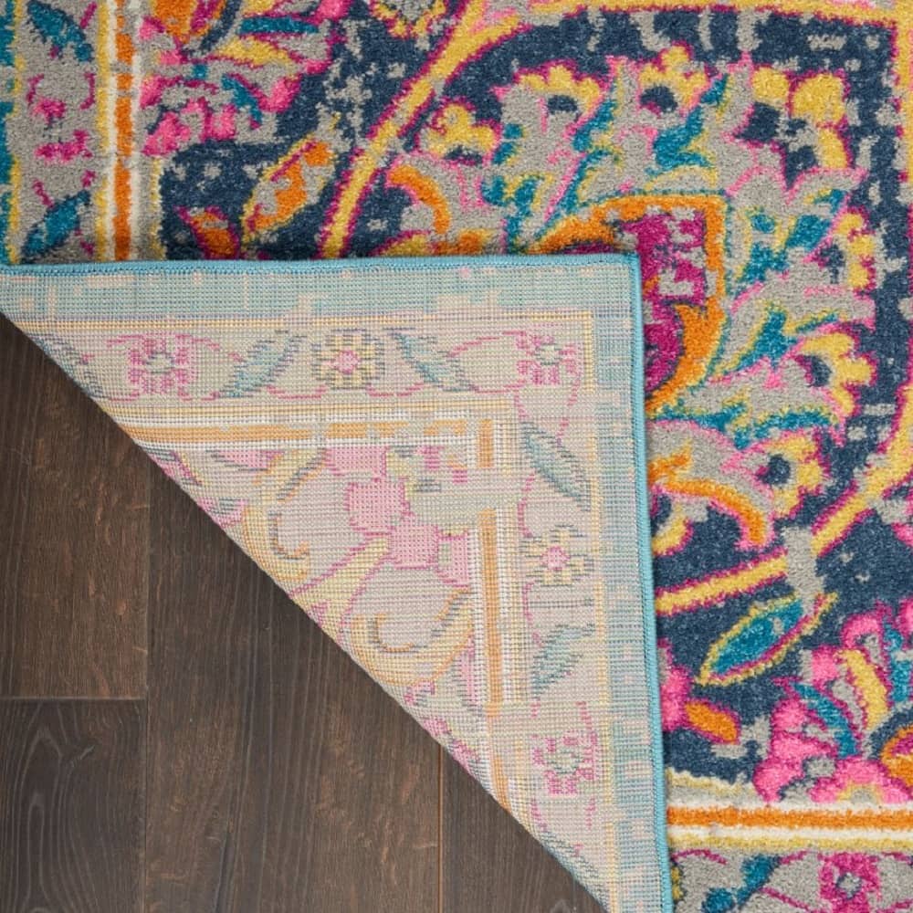 Nourison Transitional Persian Rectangle Area Rug Passion Ivory Multicolor PSN22 Made In Turkey