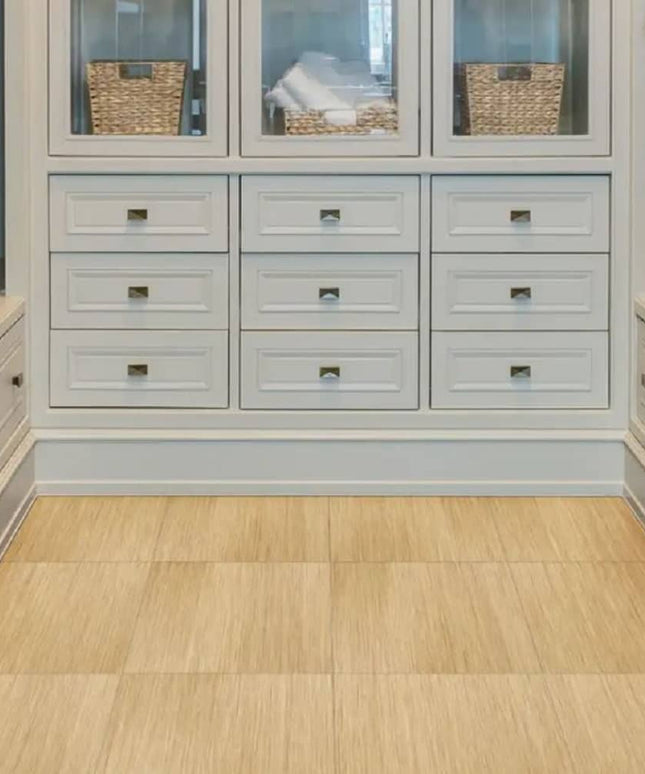 Perfection Classic Wood Pattern Luxury Vinyl Tile Floating Floors  Birch Room