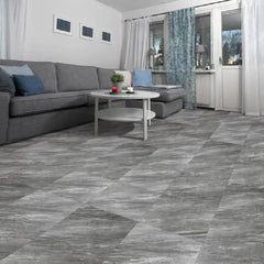 Perfection Gemstone Stone Look Luxury Vinyl Tile Floating Floors Border Opal Room