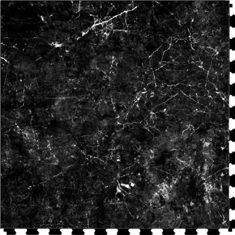 Perfection Gemstone Stone Look Luxury Vinyl Tile Floating Floors Cambrian Black Marble