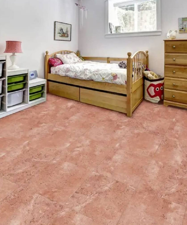 Perfection Gemstone Stone Look Luxury Vinyl Tile Floating Floors Rose Marble Room