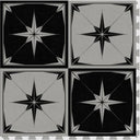 Perfection Geo Geometric Design Luxury Vinyl Tiles  Floating Floors Astral Gray