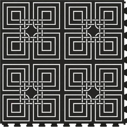 Perfection Geo Geometric Design Luxury Vinyl Tiles  Floating Floors Master Knot