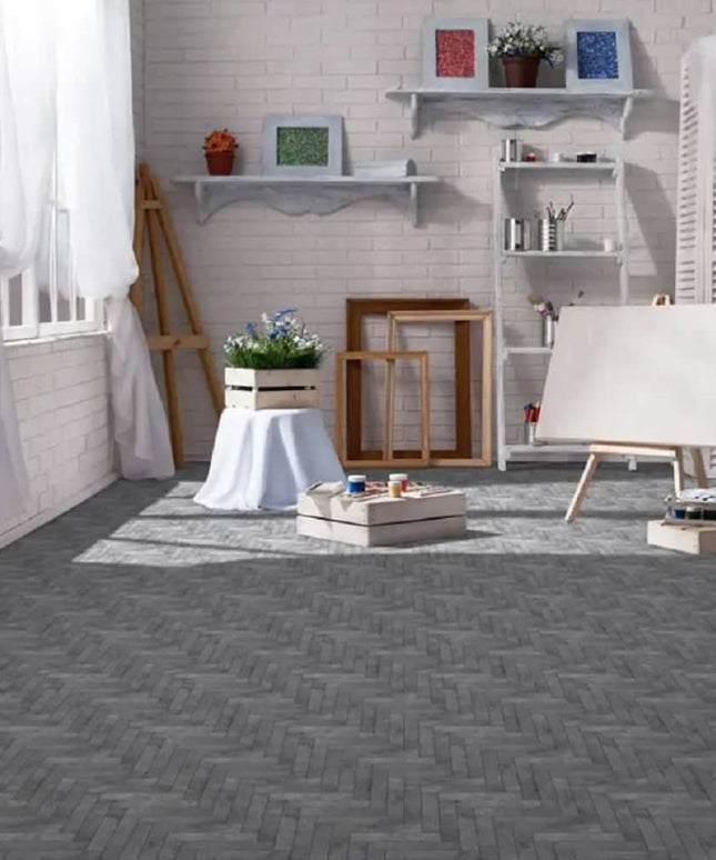 Perfection Master Mosaic Patterns Luxury Vinyl Tile Floating Floors  Blackstone Room