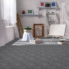 Perfection Master Mosaic Patterns Luxury Vinyl Tile Floating Floors  Blackstone Room