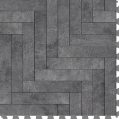 Perfection Master Mosaic Patterns Luxury Vinyl Tile Floating Floors  Blackstone