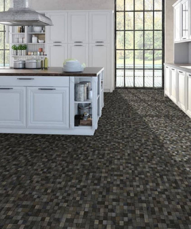 Perfection Master Mosaic Patterns Luxury Vinyl Tile Floating Floors  Stonehenge Mosaic Room