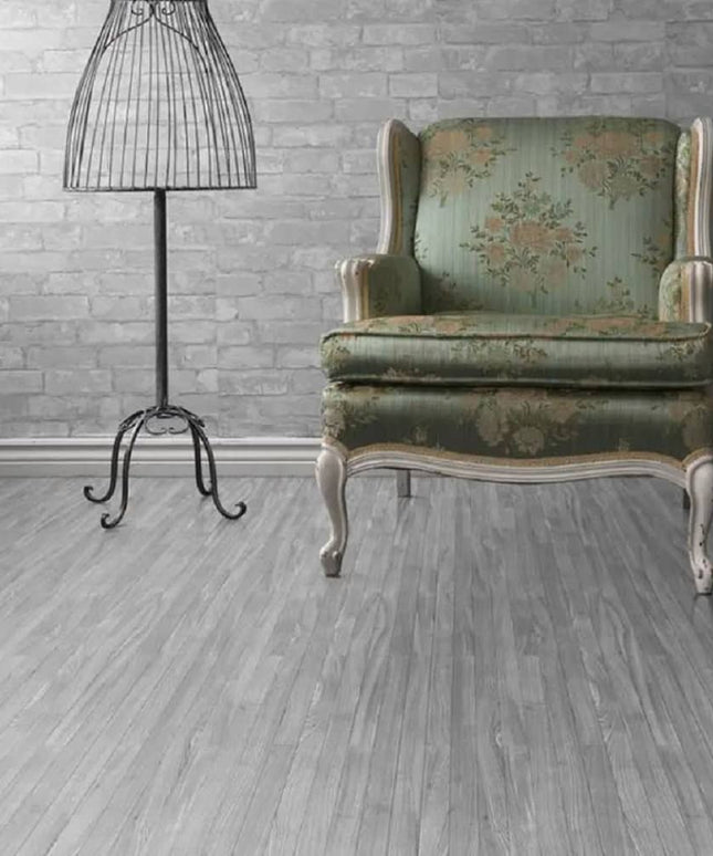 Perfection Mystic Plank Wood Patterns Luxury Vinyl Tile  Floating Floors South Shore Oak Room