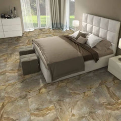 Perfection Stone Creek Luxury Vinyl Tile Floating Floors Canyon Stone Room