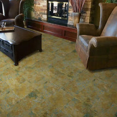 Perfection Stonecraft Luxury Vinyl Tile Floating Floors Imperial Gold Room