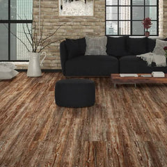 Perfection Vintage Wood Wood Patterns Luxury Vinyl Tile Floating Floors Rusted Oak Room