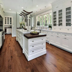 Mullican Artisanal Engineered Hickory Hardwood Floor Aspen Grove Provincial Room