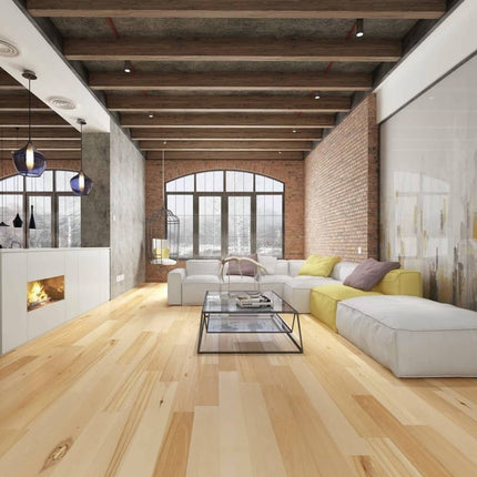 Sonoma Birch Solid Hardwood Floor Hand Scraped - Natural Room