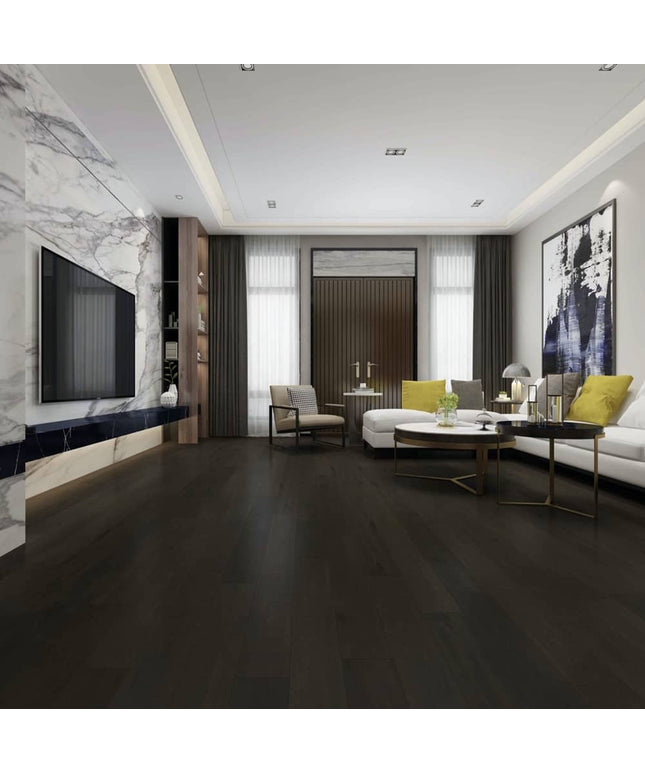 Sonoma Birch Solid Hardwood Floor Hand Scraped Smokey