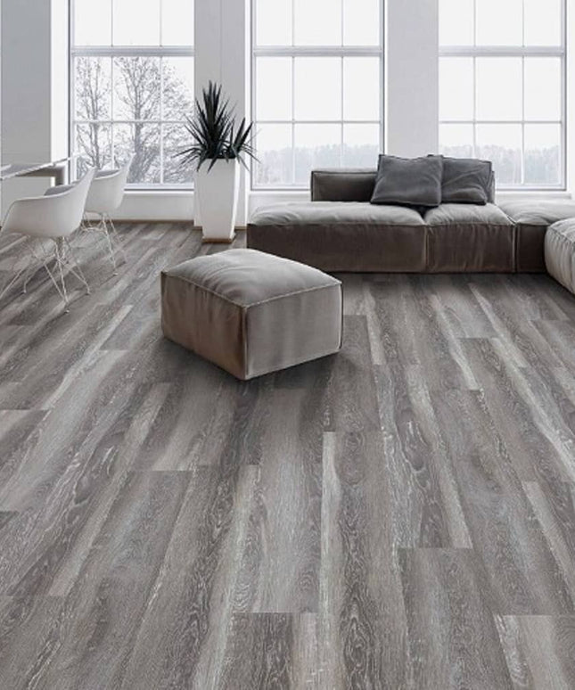 StoneCast LVP Waterproof Expanse Ebony Smoked Oak 527713 Room