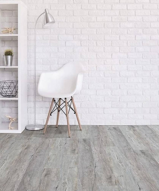 StoneCast LVP Waterproof Incredible Silver Rustic Oak 525203 Room