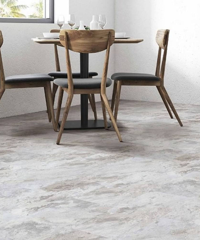 StoneCast LVP Waterproof Monumental Pizarra Crema 526602 Room