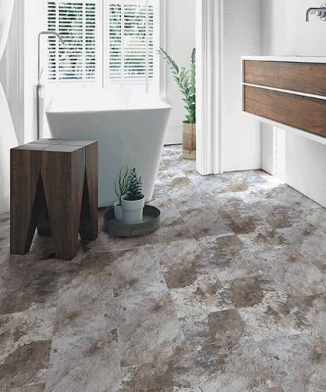 StoneCast LVP Waterproof Monumental Pizarra Rustica 526601 Room