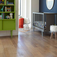 Mullican Artisanal Engineered Hickory Hardwood Floor Aspen Grove Stone Room