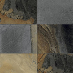 Surface Art Yellowstone Slate Porcelain Tile Floor Polychrome Made in Italy