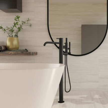 Surface Art Como Artistic Travertine Porcelain Tile Floor Niveo Vein Made in Italy