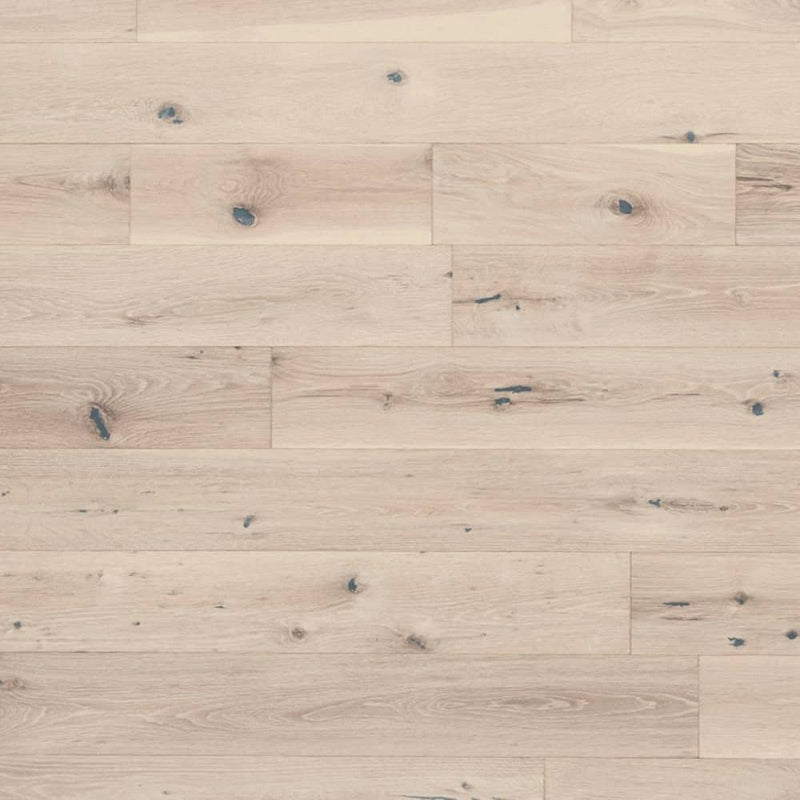 Brushed Patina White Oak Engineered Hardwood Floor Wide Plank Ginger BPOAW7GIN