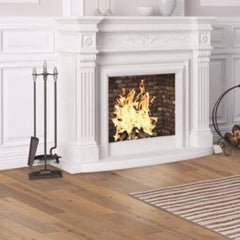 TrueTouch Rustic Charm Engineered Hickory Wire Brushed Floor Parchment TT302 Room
