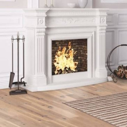 TrueTouch Rustic Charm Engineered Hickory Wire Brushed Floor Whisper White TT305 Room