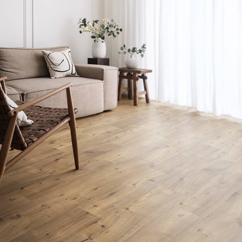 WE Cork Digital Print Cork Floating Floor Serenity French Autumn Oak