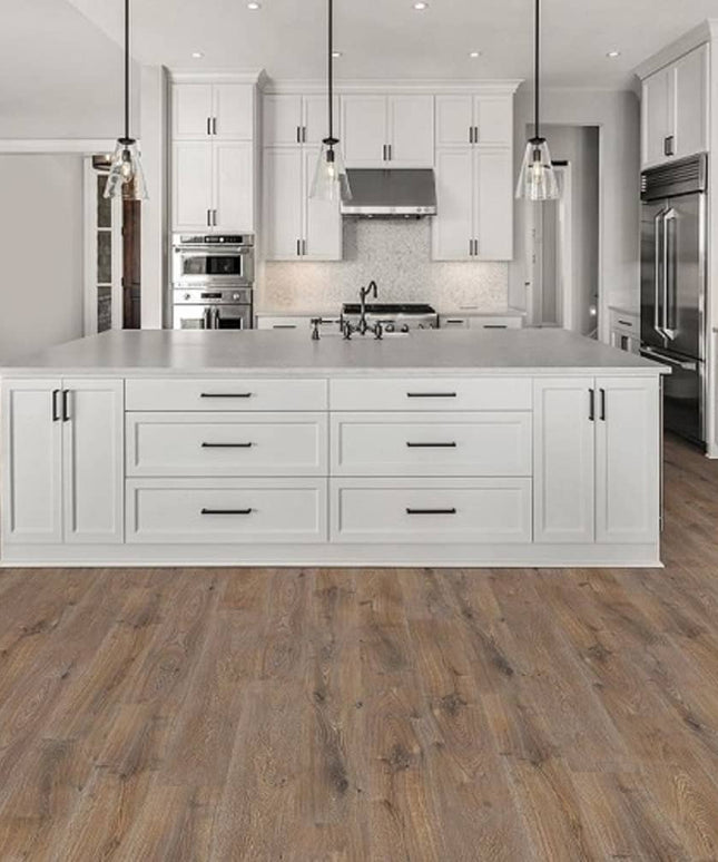 Woodlane Laminate Floor Radiant Heat Regatta Barkwood 303005 Room