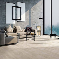Woodlane Laminate Floor Radiant Heat Regatta Platinum Blonde 303003 Room