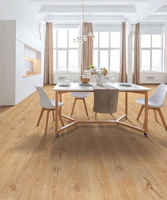 Woodlane Laminate Floor Radiant Heat Regatta Spiced Oak 303007 Room